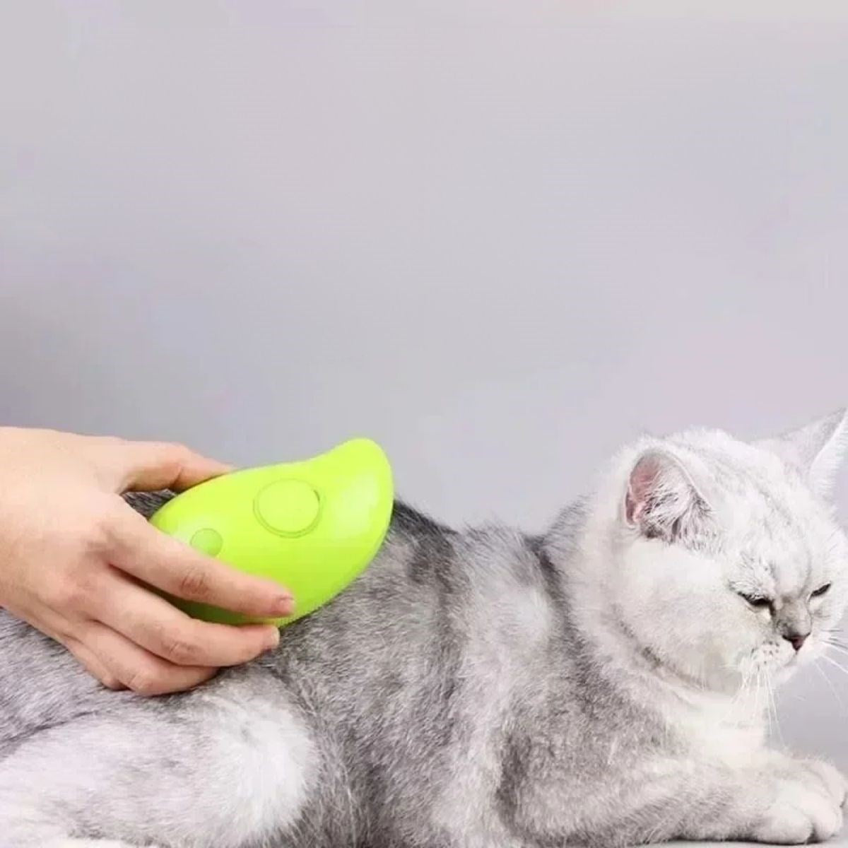 Buharlı Silikon Kedi Köpek Tarağı | Masajlı Yıkama Fırçası