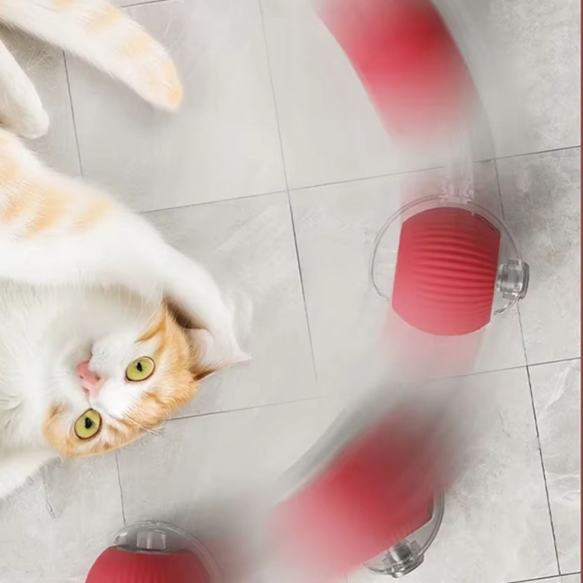 Akıllı Kedi Oyuncağı | Şarjlı Otomatik Top, 360° Döner, Hareketli